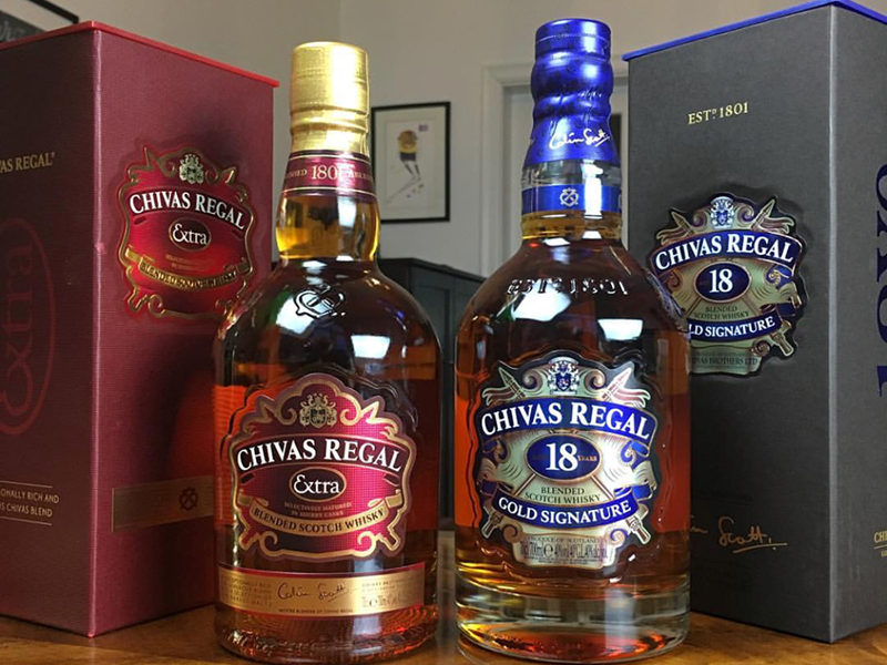 Rượu Chivas Regal 12 Year Old 40% mẫu 2023 nhập khẩu Scotland