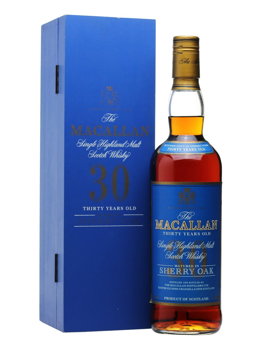 RƯỢU MACALLAN 30 NĂM SHERRY OAK BLUE LABEL - Rượu Ngoại 86