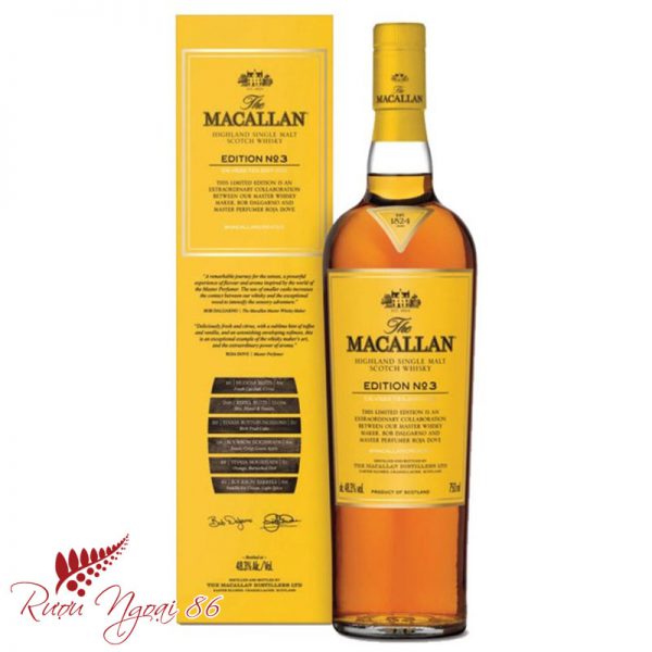 Rượu Macallan Edition No.3