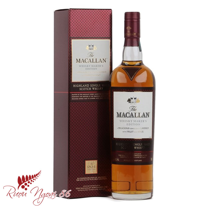 Rượu Macallan Whisky Maker's Edition