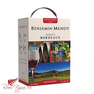 Rượu Vang Bịch Pháp Benjamin Mendy Bordeaux